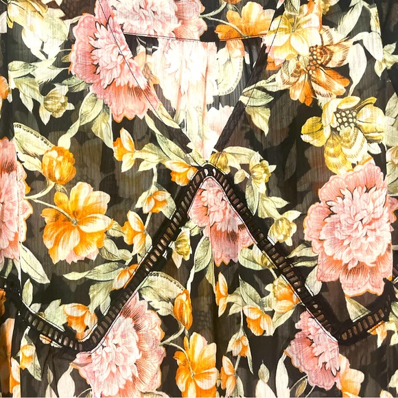 Sheer Floral dress 🌸 - Picture 3 of 4